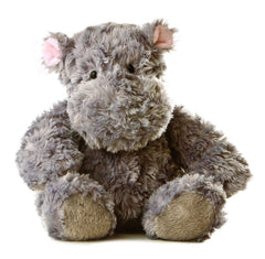 Aurora Snuggly Tubbie Wubbies Hippo gray plush, a soft 12-inch cuddle buddy.