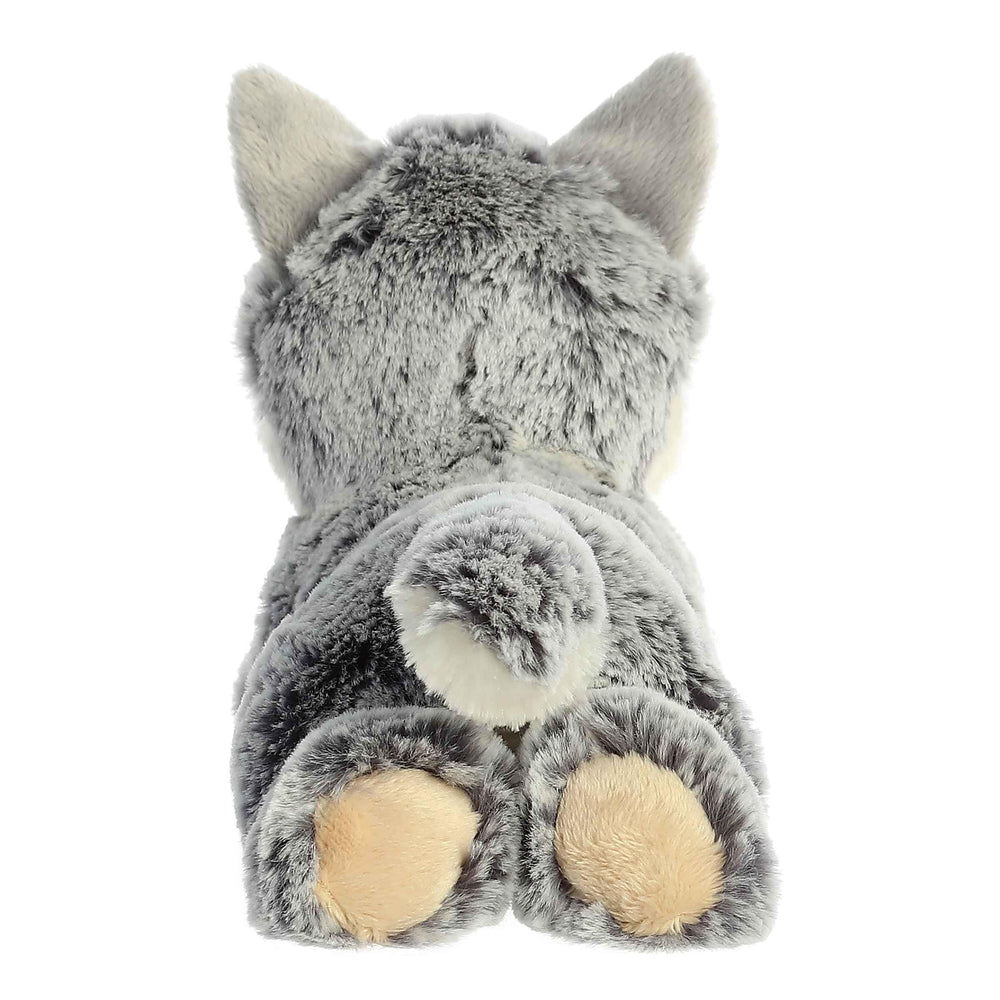 Aurora Winter Wolf resting pose invites quick, gentle play sessions.