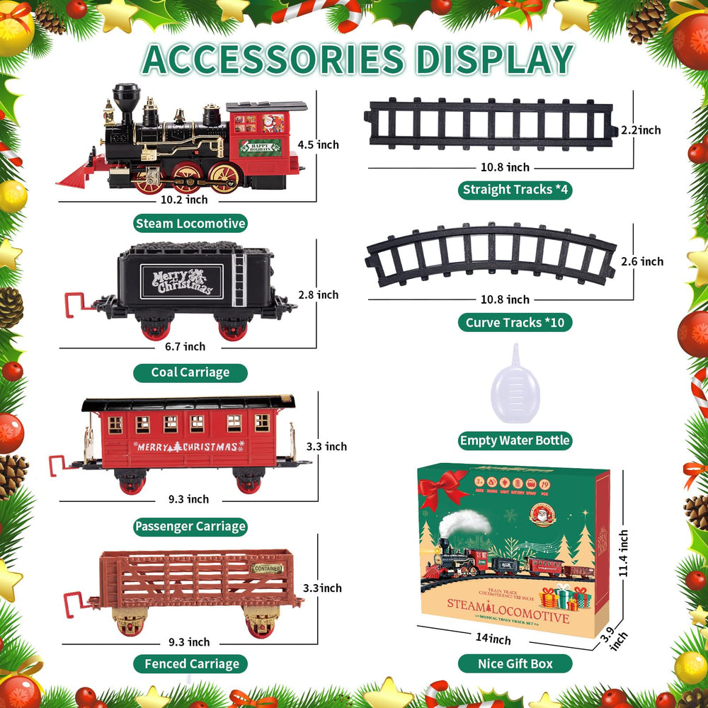 AuroTops Christmas train coal car enhances realistic freight train scenarios.