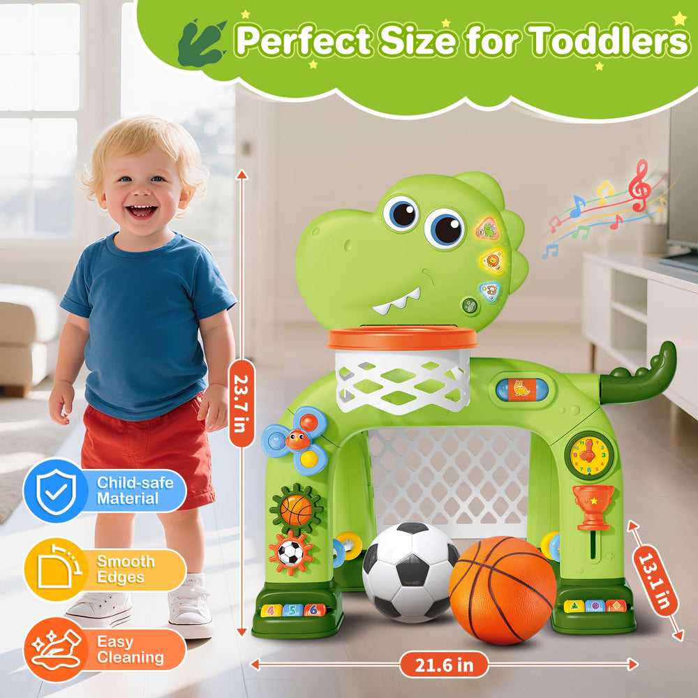 AuroTops musical dino toy with lights keeps toddlers engaged during playtime.