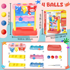 AuroTops Pound A Ball yellow dolphin design encouraging tactile play and discovery