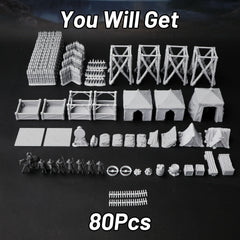 AUSPDICE AF676 figures offer accurate scale for battles.