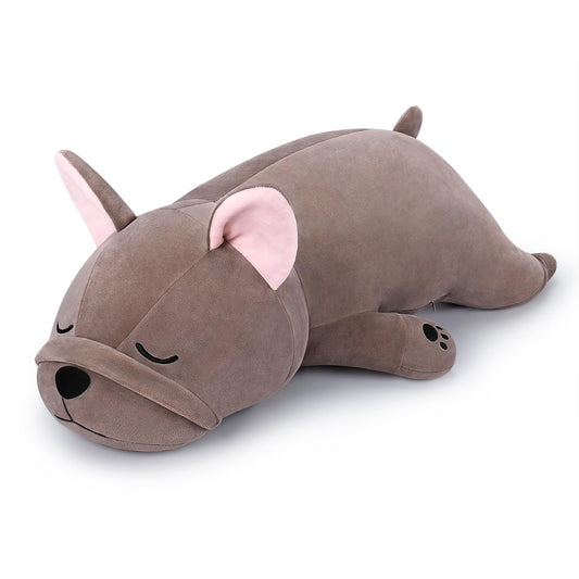 Auspicious Beginning 30-inch French Bulldog Plush ideal for hugging.
