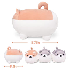 Auspicious Beginning gray puppies plush for soft, kid-friendly companions.