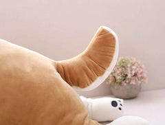 Auspicious Beginning premium plush fabric and soft filling on Shiba Inu plush