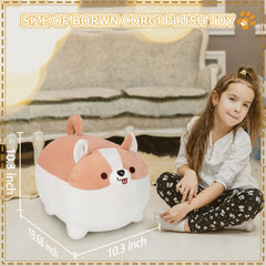 Auspicious Beginning soft Shiba Inu pillow for soothing support and gentle snuggles