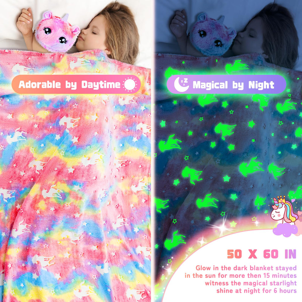 Auspicious Beginning unicorn eye mask—soft sleep mask for cozy nighttime routines