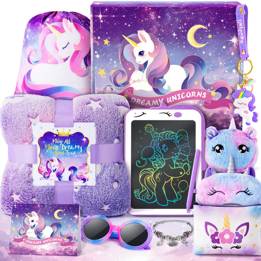 Auspicious Beginning unicorn LCD tablet for kids—colorful drawing and mess-free creativity.