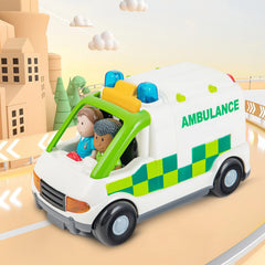 Auspint ambulance built with safe ABS materials for toddlers.