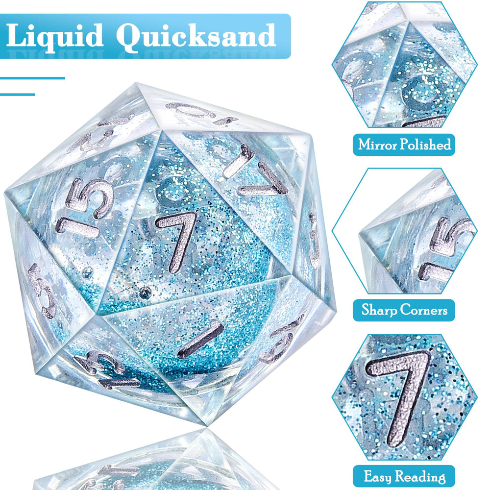 AUSTOR foam-lined storage box protects dice during transport and storage.