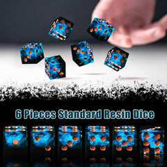 Austor handmade D6 dice with sharp edges for premium tactile feel.