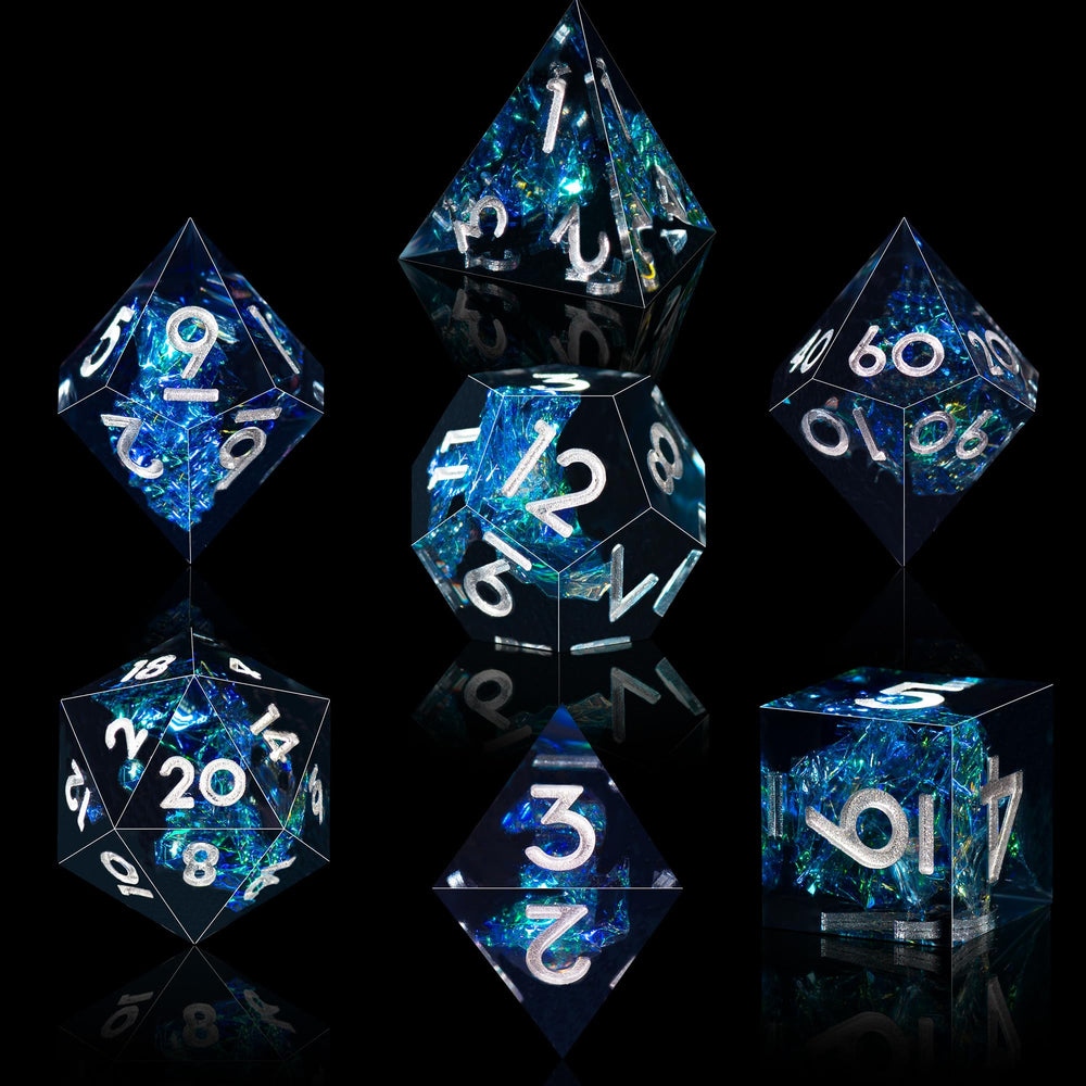 AUSTOR handmade resin dice highlight premium craftsmanship and durable construction.