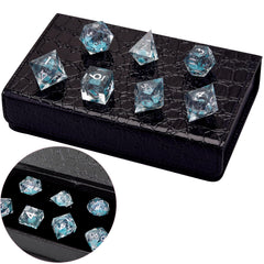AUSTOR polyhedral dice set suitable for DnD, RPG, MTG, and other table games.
