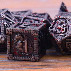 AUSTOR portable dice set ideal for on-the-go RPG sessions.