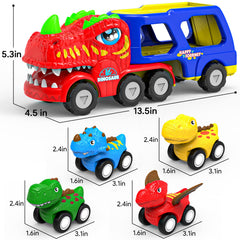 AUTGA mini dino Pterosaur car ready for quick pull-back action.