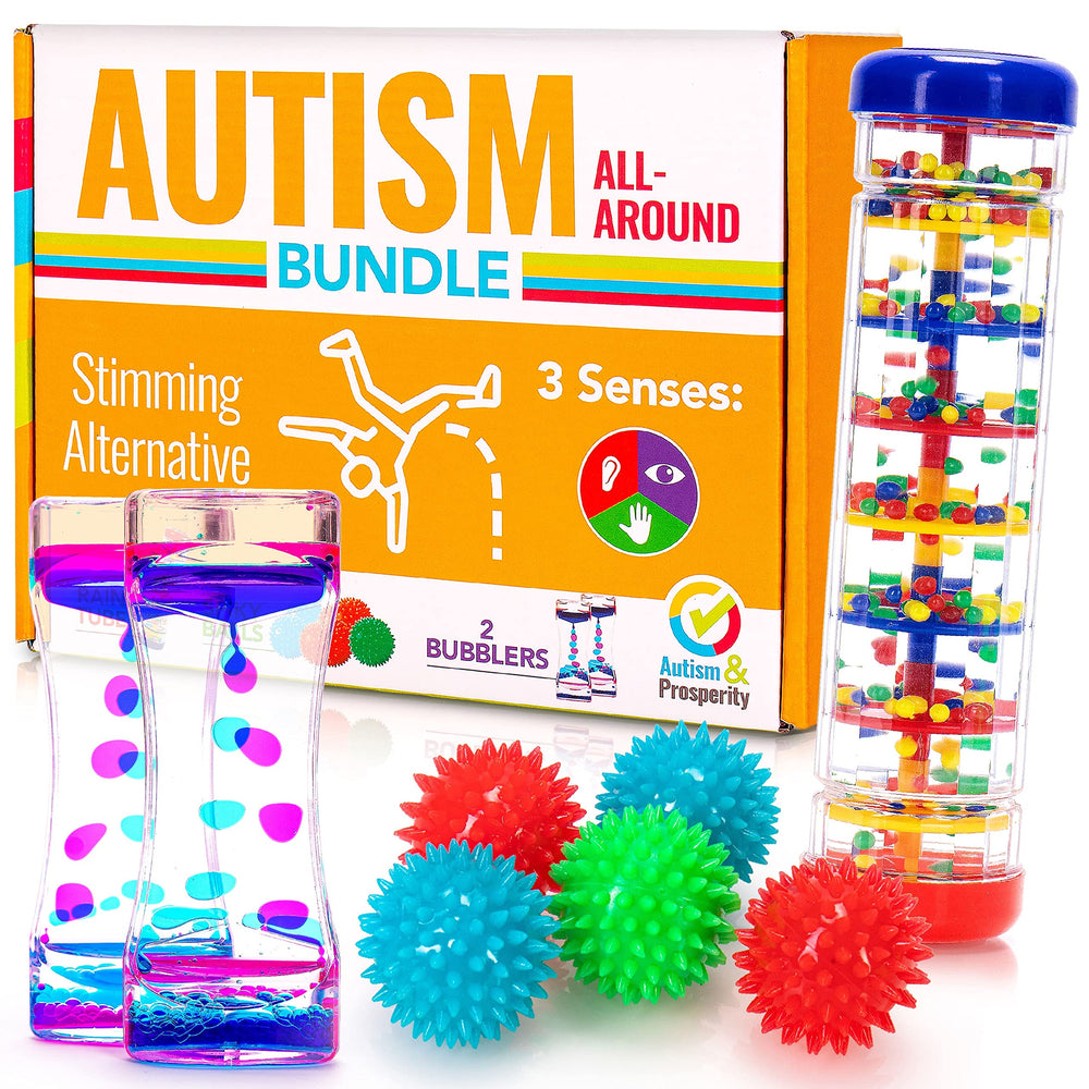 Autism & Prosperity rainmaker toy providing calming auditory stimulation for kids.