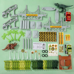 AUUGUU Indoor or outdoor play options support versatile dino storytelling.