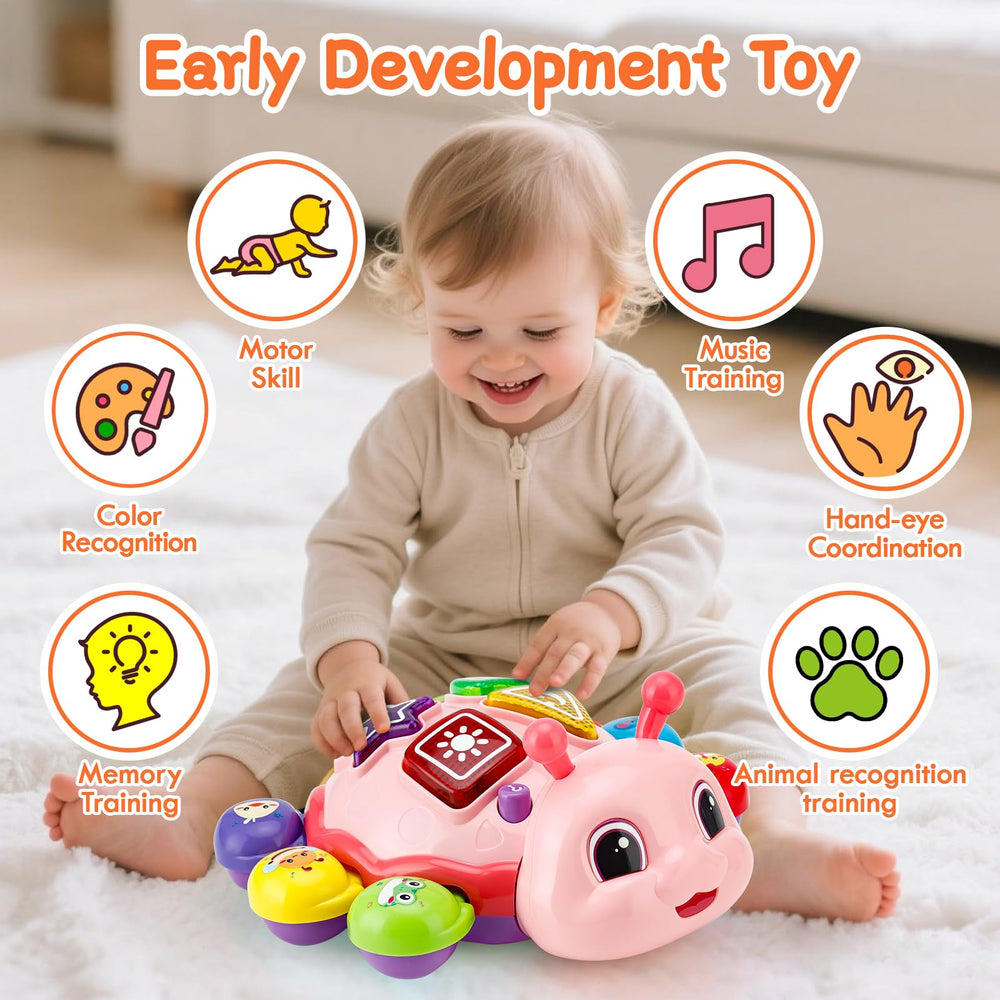 AUUGUU obstacle-avoidance beetle keeps babies engaged during crawling.