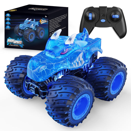 AUUGUU remote control car with spray and lights sparks imaginative play