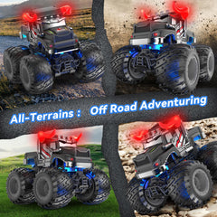 AUUGUU remote control monster truck tire detail emphasizes grip and durability.