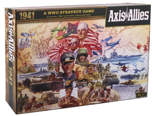 Avalon Hill Axis 1941 box front ideal for quick, approachable WWII strategy sessions.
