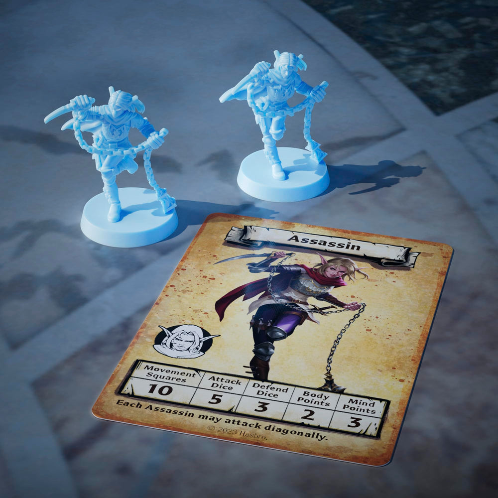 Avalon Hill Dread Wraith miniature for eerie ambush scenes.