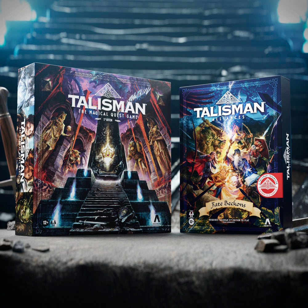 Avalon Hill Talisman Alliances starting-cards preview early strategy options for new players.