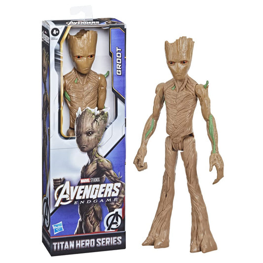 Avengers AVN Titan Hero Groot front view for display and collection.