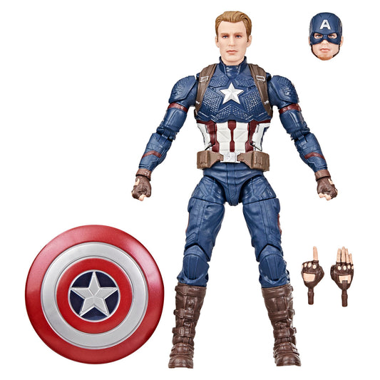 AVENGERS Captain America Endgame figure front view for stylish display