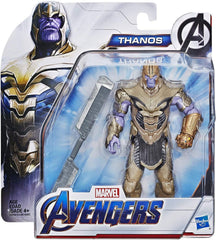 Avengers Endgame Warrior Thanos Deluxe figure articulation pose for flexible action