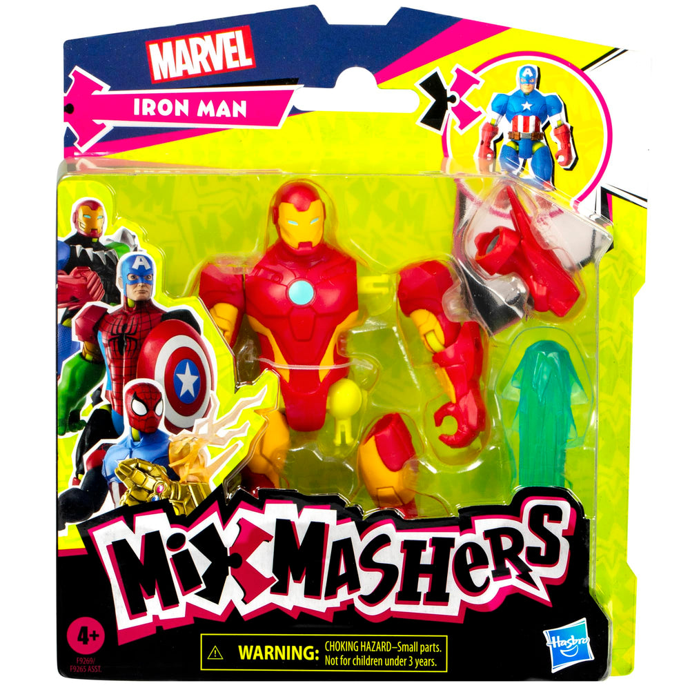 Avengers MixMashers Captain America part enhances custom mashups