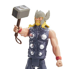 Avengers Thor figure articulation enables flexible action posing.