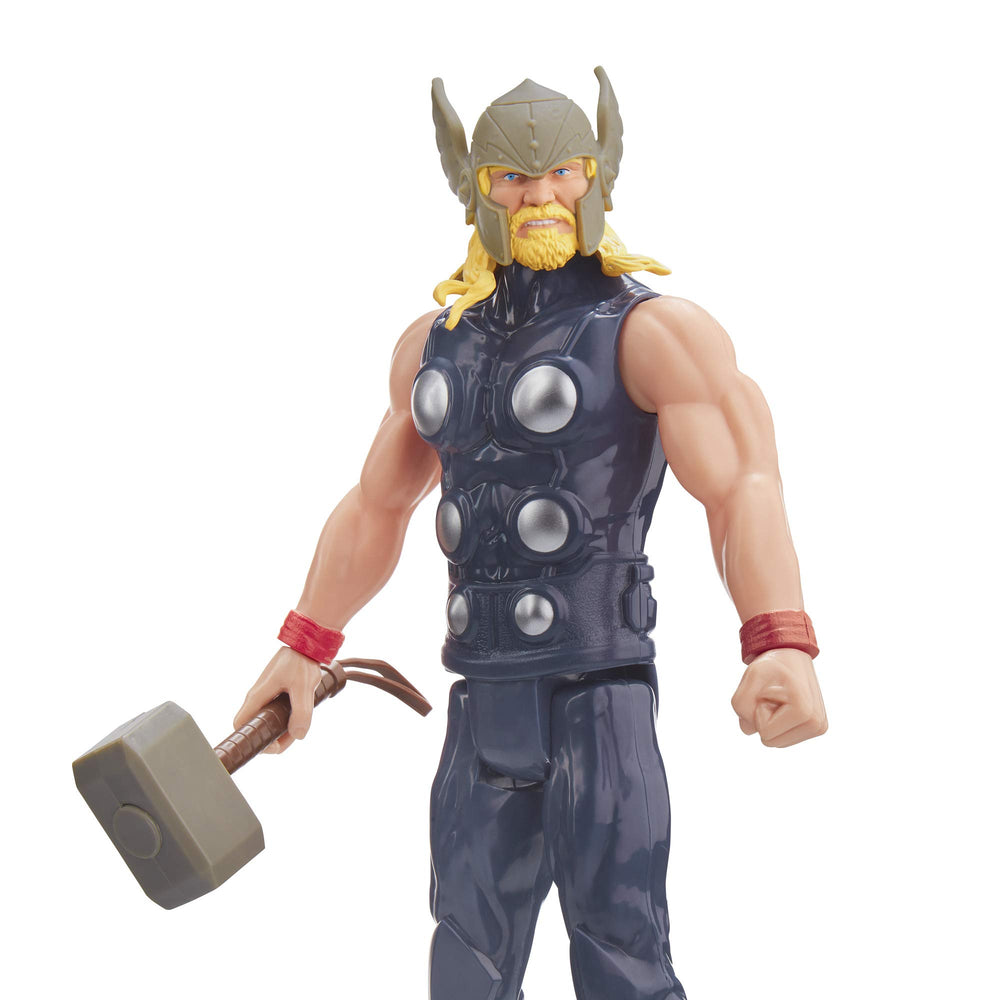 Thor side view shows articulation for dynamic posing.