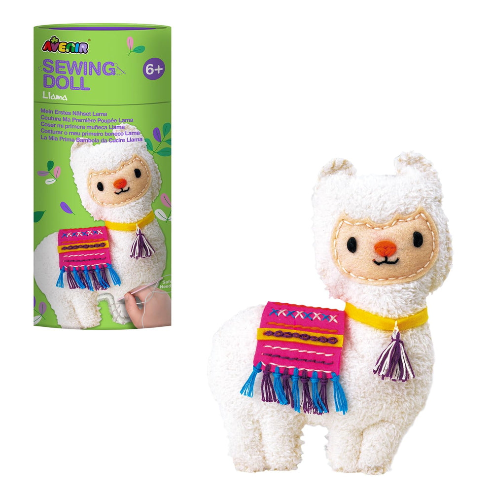 Avenir My First Sewing Kit panda plush for beginners, kid-friendly sewing project