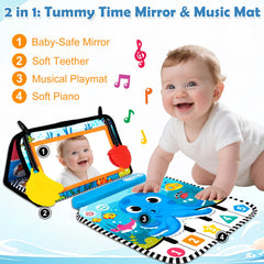 Avesa octopus nose lullaby mode on the music mat soothes and delights baby.