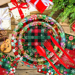 Avezano Christmas cups with straws for convenient party beverages.
