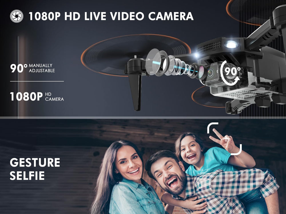 AVIALOGIC Mini Drone FPV live video via app for real-time scenery.