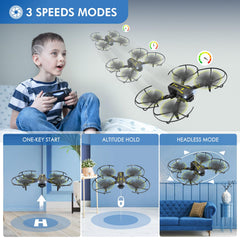 AVIALOGIC drone with propeller guards supports safe kid play.