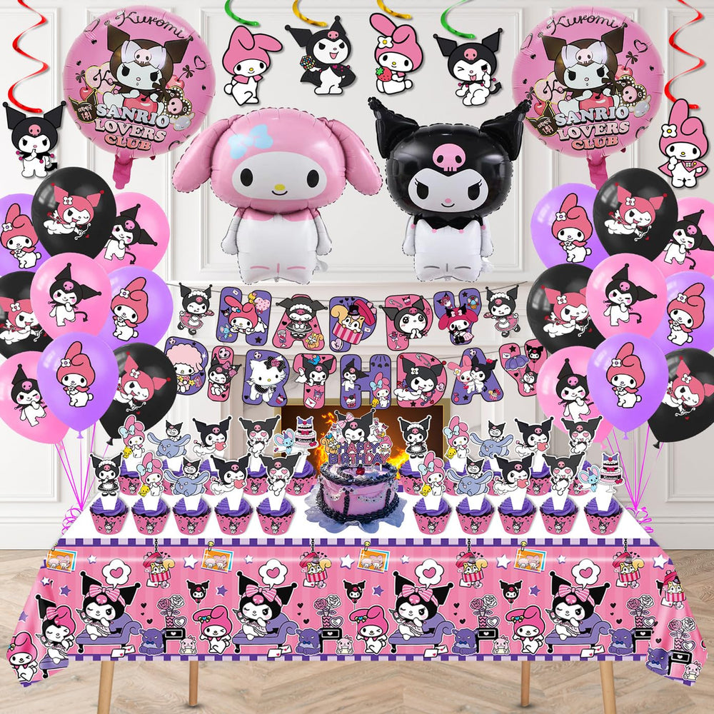 AVONO Kuromi hanging swirls add festive depth.