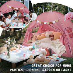 Avrsol bed tent twin pink creates private nap space for kids