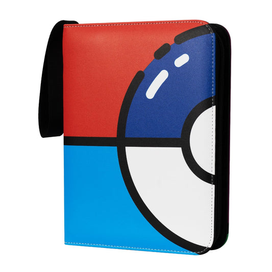 Awedsu 4-pocket card binder front view showing organized cards.