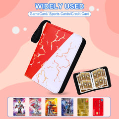 Awedsu zipper and velvet lining protect cards during storage