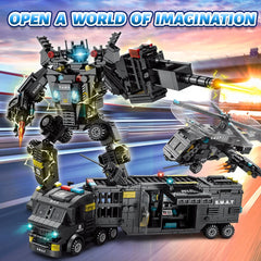 AWH iloveee building bricks truck assembly shown for versatile construction play