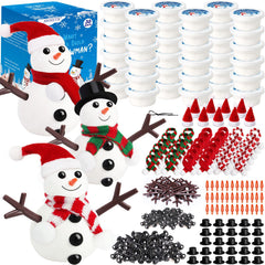 AWHETIE snowman crafts kit box with 36 pieces for festive activities
