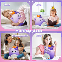 AWNOGKUE plush as a cuddle or nap pillow for relaxation