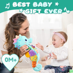 AWOTOY Seahorse boat features a growth meter scale to track height milestones.