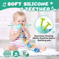 Awotoy Caterpillar bell texture adding gentle sound for sensory play