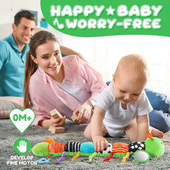 AWOTOY Caterpillar belly ruler helps track growth during cuddle time.