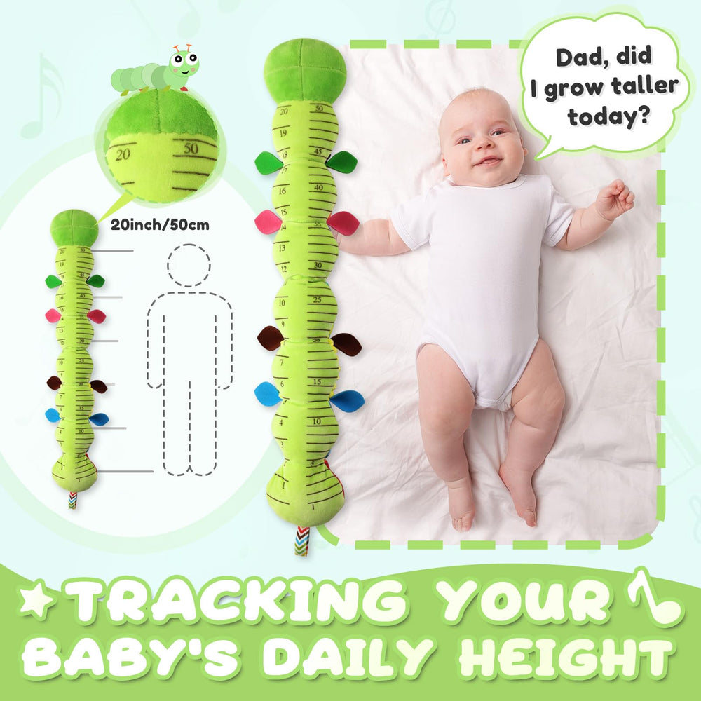 AWOTOY caterpillar includes a growth-scale to help track height during play