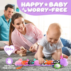 AWOTOY height ruler on belly helps track growth.